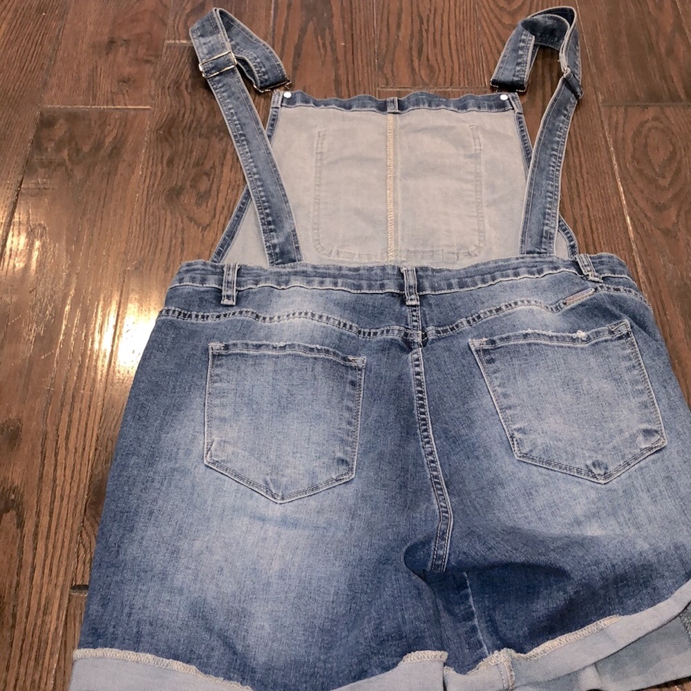 Kancan denim shorts overalls size 1X - Picture 7 of 8